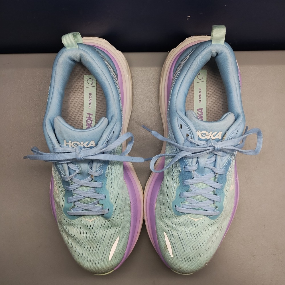 Hoka One One Bondi 8 Running Shoes Womens 10.5D Wide Max Cushioned 1127954 ABSO - Picture 6 of 10